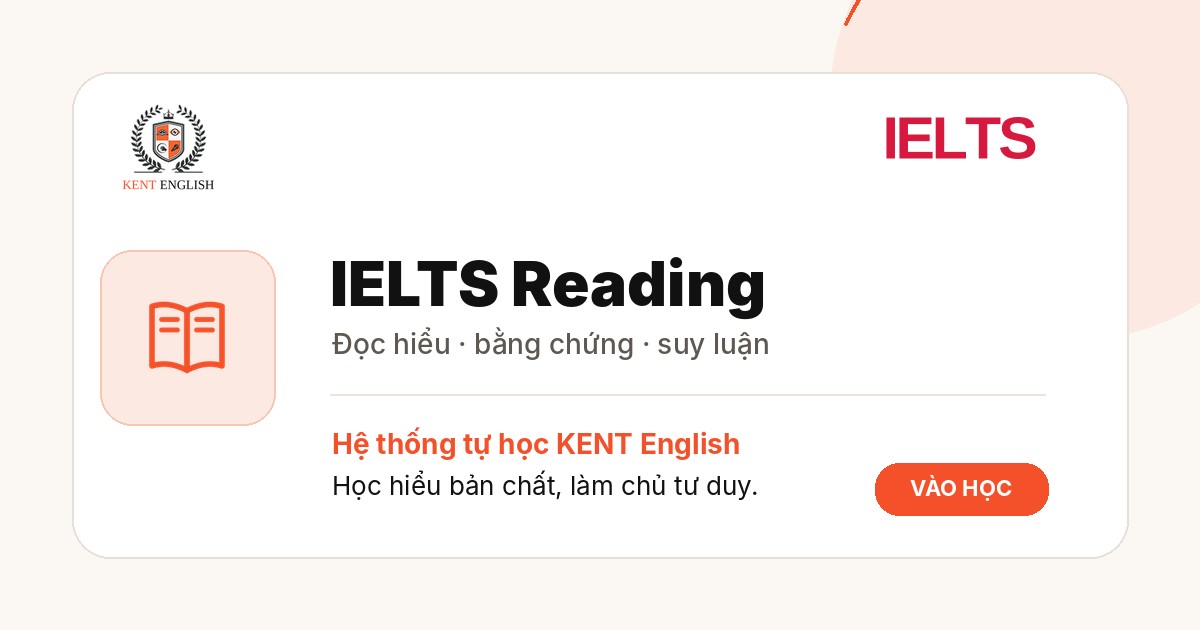 IELTS Reading — KENT English